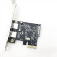 thumbnail image 3 of 2X Tarjeta de Expansión PCIE PCI-e A 2 Puertos USB 3.0 de 5 Gbps, Convertidor de Tarjeta Vertical para Win7/8/9/10/Linux, 3 of 5