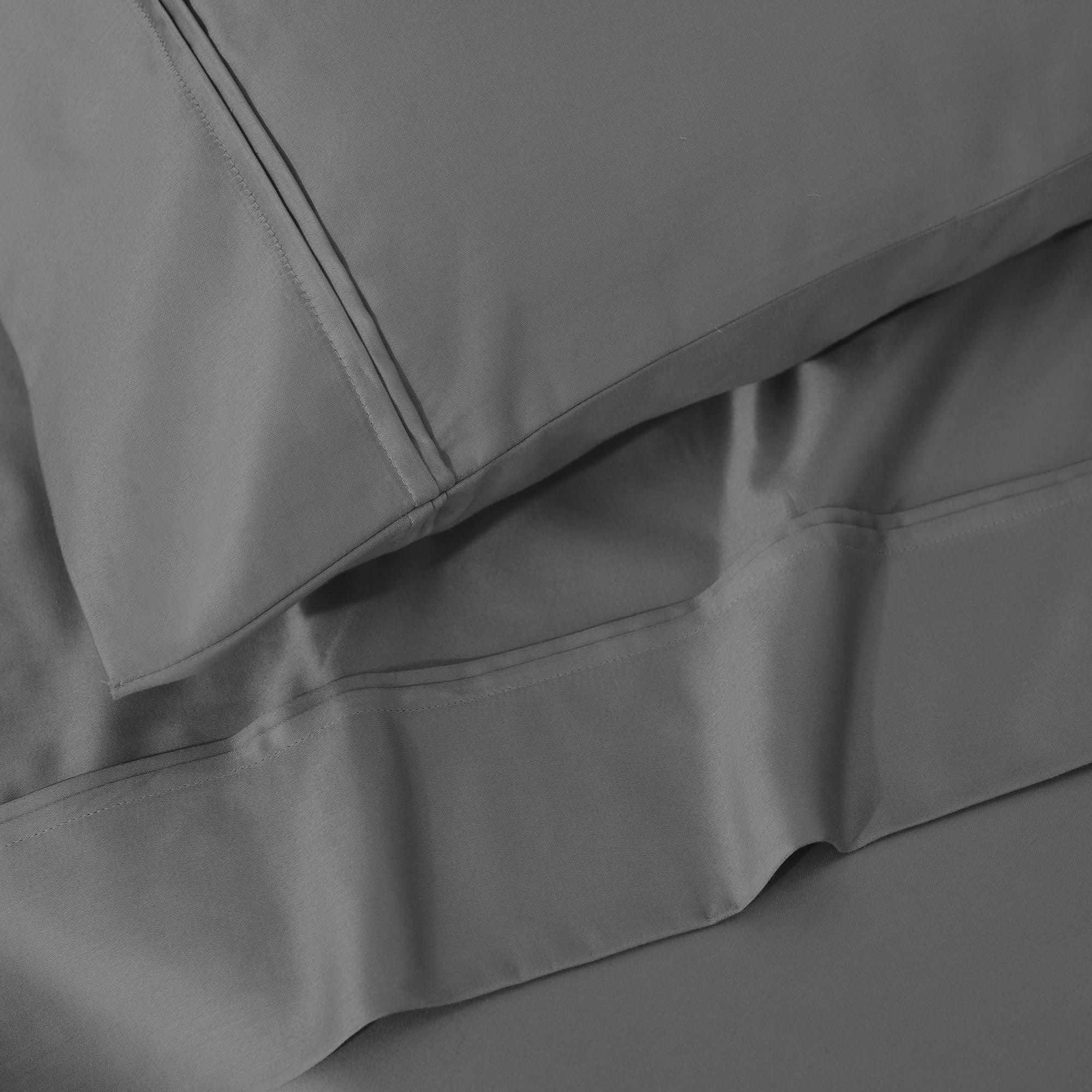 1200 Thread Count Egyptian Cotton Bedding Pillow Cases, 2PC Pillowcase Set by Impressions - King