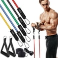thumbnail image 2 of XGear Fitness 150LBS Exercise Resistance Band Set with Handles - 11 Piece, 2 of 4