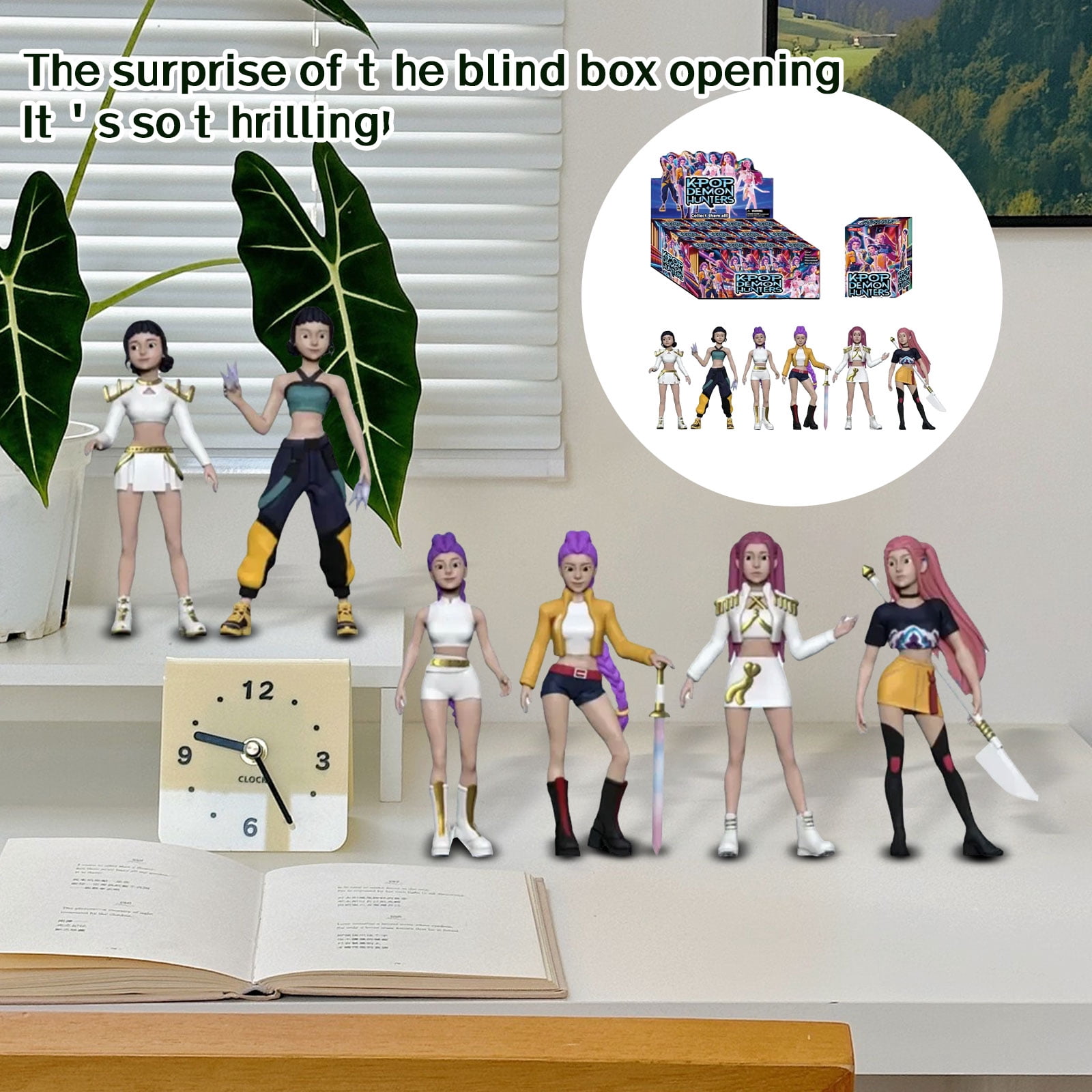 Kpop Demon Hunters Merch Action Figures Mystery Blind Box Mystery Box （12Pack）