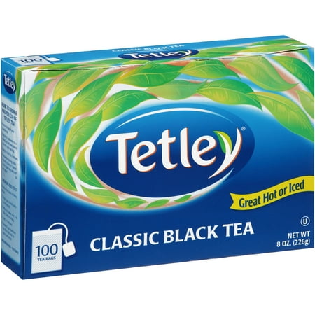 (3 Boxes) Tetley Black Tea, Classic Blend, 100 Count Tea Bags, 8 (Best Tea For H Pylori)