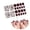 JJ069, variant on Solid Color Full Cover Toe Nail Wraps, Minimalist Summer Toenail Stickers for Teen Girls Daily Foot Manicure Decoration