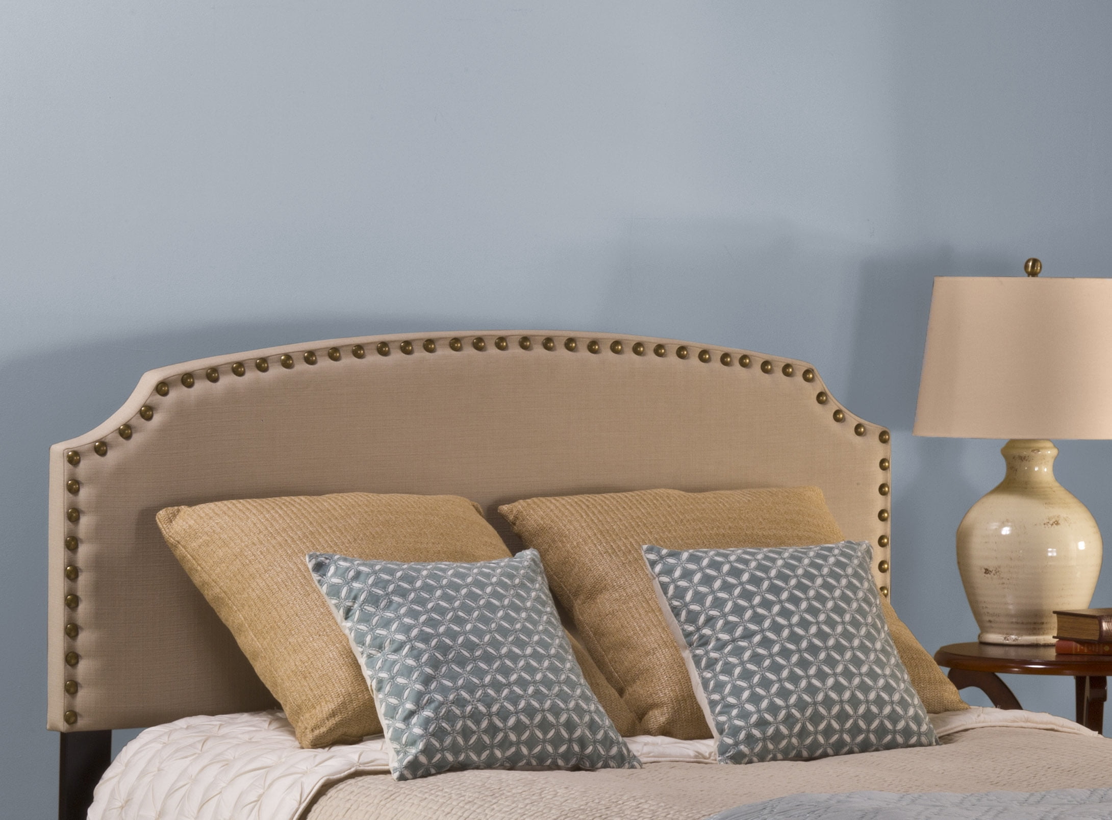 Hillsdale Furniture Lani Upholstered Twin Headboard, Cream Walmart