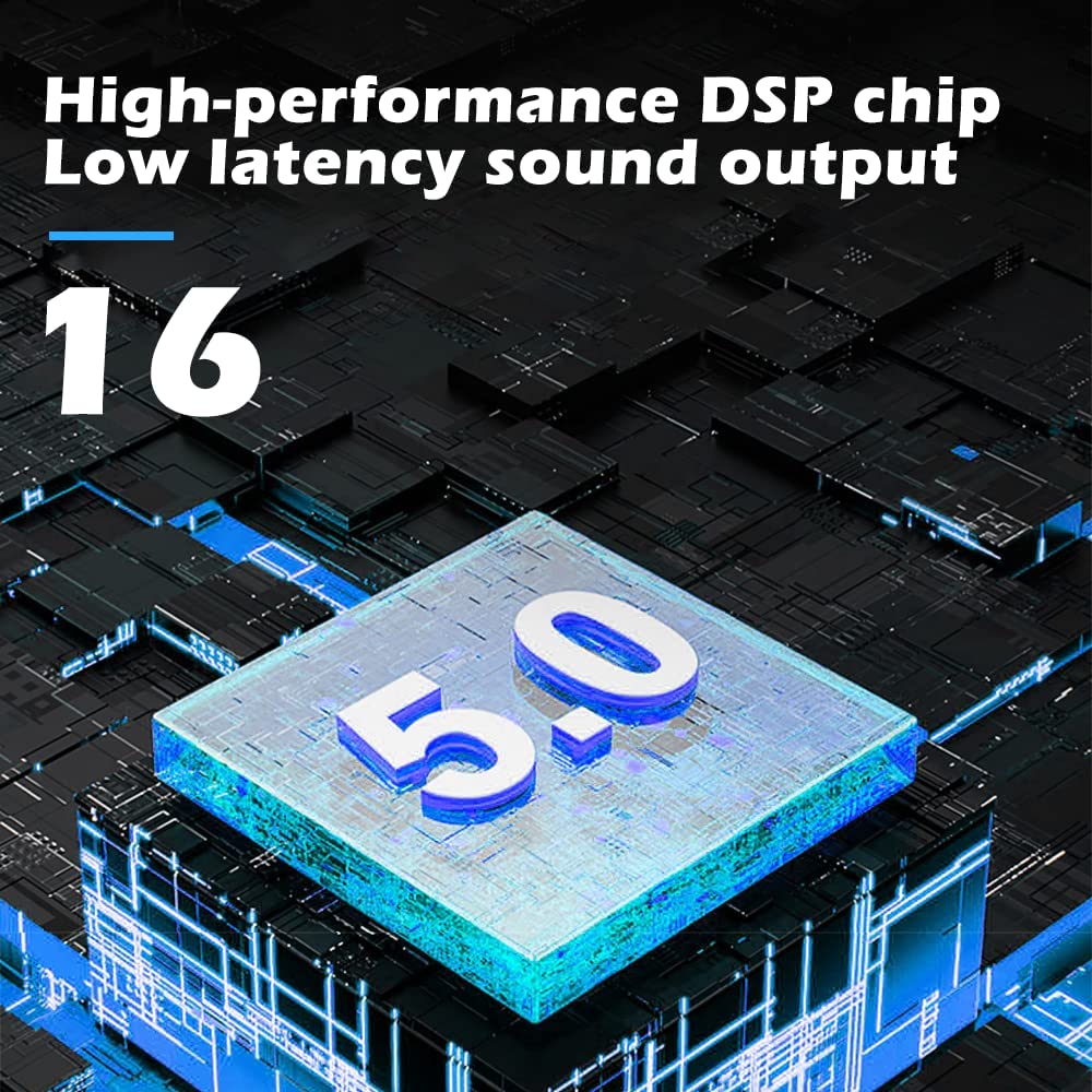 BOMGE 6 Channel dj powered audio sound mixer amplifier,100 W Stereo Speaker Home Audio Receiver effects, 48V phantom Power, USB, Bluetooth ，for home theater system, Karaoke, Streaming