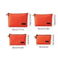 thumbnail image 3 of WeDecorBay Travel Waterproof Organizer Bags Multipurpose Packing Cubes Reinforced Seams Foldable Design Lightweight Storage Pouches for Toiletries Cosmetics Clothing Travel Accessories Red,Free Size, 3 of 6