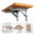 thumbnail image 3 of 8/10/12inch RV Folding Bracket Stainless Steel Triangle Storage Rack Fixed Brackets Campervan Motorhome RV Accessories ,Durable Material, 3 of 7