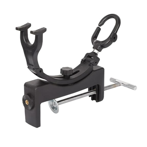 Miulika Fishing Rods Holder, Support, Clip on Mount, Heavy Duty Practical Equipment Portable 360 degreeAdjustable Boat Rod Keeper Rod Stand