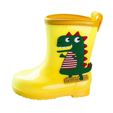 

Youmylove Toddler Kids Waterproof Rain Boots Cartoon Boys Girls Rain Boots Waterproof Non-Slip Shoes Outdoor Shoes Walking Shoes Toddler First Walker