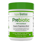 Hyperbiotics Organic Prebiotic Fiber Blend - 100% Food Based - Supports Metabolism, Weight Management, & Healthy Bacteria - 13.23 Oz