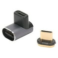 thumbnail image 2 of Convertidor USB C A USB C Higoodz Tipo C Macho A Tipo C Hembra Gris Espacial, 2 of 8