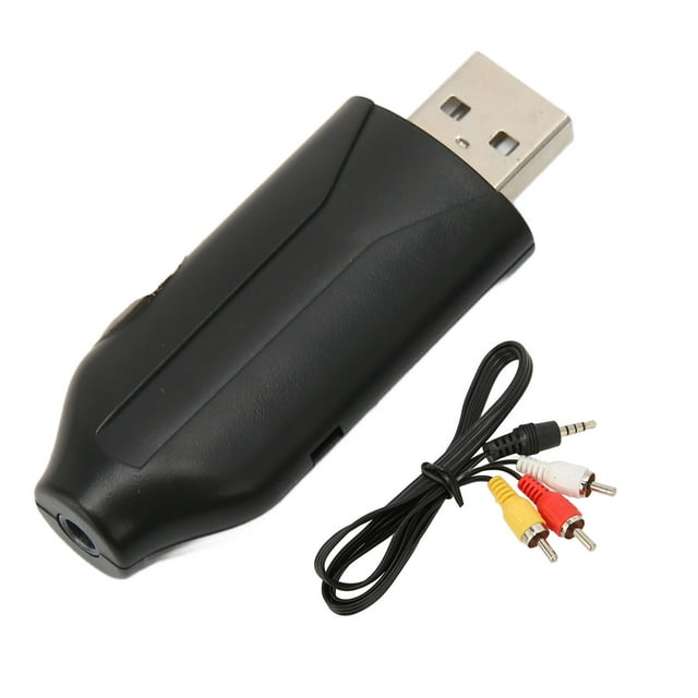 Adaptador de captura de video RCA Convertidor de tarjeta de captura USB a AV multifuncional para Windows
