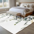 thumbnail image 4 of Green Eucalyptus Area Rugs 8'x10', Washable Small Throw Rugs for Living Room Patio, Watercolor Spring Weeping Botanical Indoor Outdoor Rug Non-Slip Low Pile Carpet Runner Reversible Floor Mats, 4 of 8