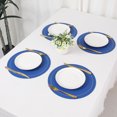 thumbnail image 7 of Unique Bargains Placemats Set of 6 Faux Leather Blue, 7 of 7