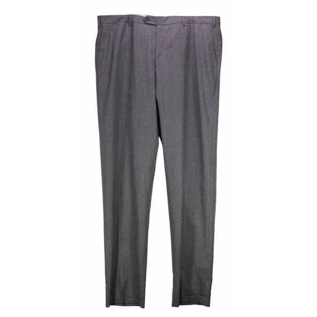 Trussini Men's Grey Linea Nuova Wool Dress Pant - 42 Inches