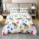 thumbnail image 1 of Gamer Bedding Funda Nórdica 100% Algodón Tamaño Completo, Juego de Cama Gaming Graffiti, 1 of 8