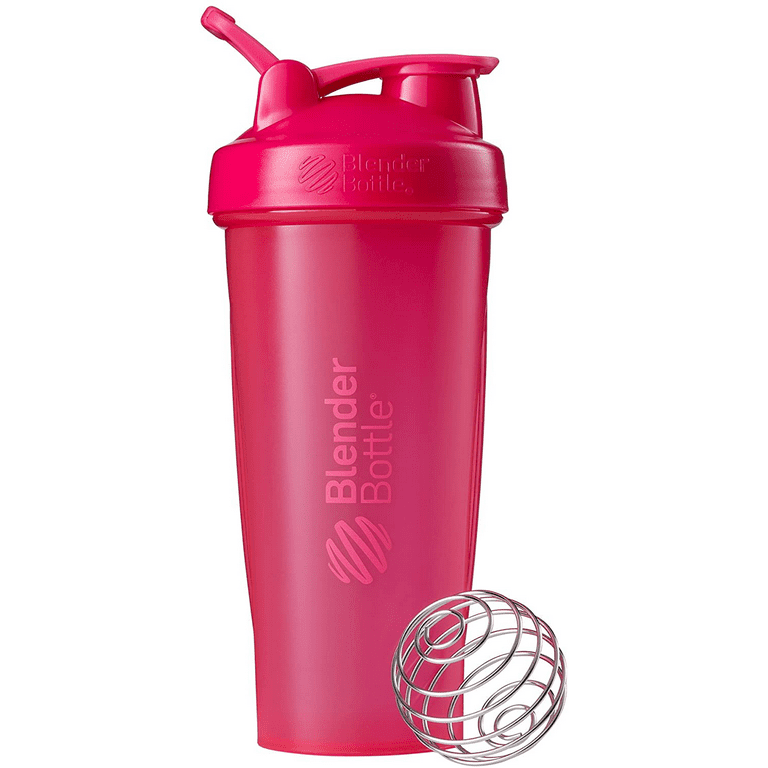  BlenderBottle Classic Shaker Bottle Perfect for Protein Shakes  and Pre Workout, 28-Ounce, Black : Health & Household
