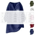 thumbnail image 3 of Bovemsi Cotton Linen Shirts for Women V Neck 3/4 Sleeve Loose Tshirt Trendy Blouses Casual Tunic Tops 2025, Pink Summer Women's Long Sleeve T-Shirts, XXL, 3 of 5
