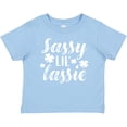thumbnail image 3 of Inktastic Saint Patrick's Day Sassy Lil' Lassie with Shamrocks Boys or Girls Baby T-Shirt, 3 of 5