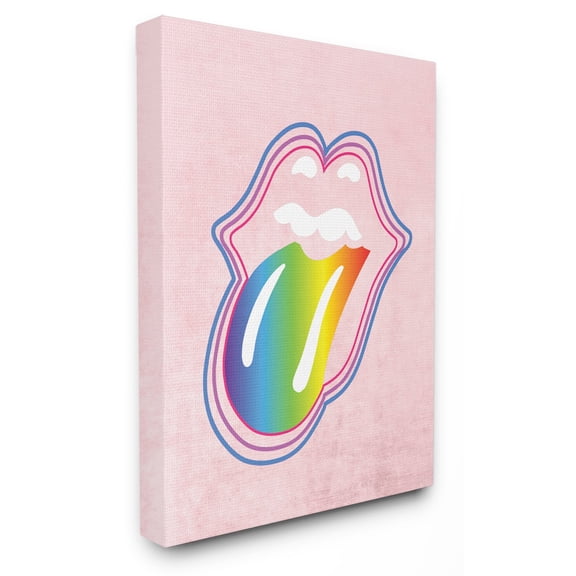 The Stupell Home Decor Collection Rainbow Mouth Wall Art