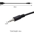 thumbnail image 4 of USB to USB Jack Adapter 3.5mm Male Auxiliary Stereo Audio Jack Converter Music Cable Connector, Suitable for Car Radio, Audio CD Etc (Car Need MP3 Decode Function), 4 of 5