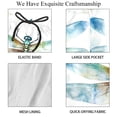 thumbnail image 4 of luoweisi Men's Beach Shorts Quick Dry Swim Trunks with Mesh Lining Dragonfly S, 4 of 5