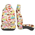 thumbnail image 4 of Fotbe Color Donut Pattern Automotive Seat Covers for Cars Trucks and SUVs – Car Seat Covers for Front Seats,Protective Seat Covers,Vehicle Seat Covers, Set of 2, 4 of 9