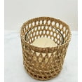 thumbnail image 2 of Rattan Woven Tea Light Candle Holder, Decorative Handwoven Candle Holder, Rustic Vintage Seagrass Votive Candle Holders for Dining Table Kitchen Decor Serving Tray, 2 of 5
