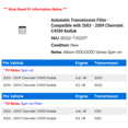 thumbnail image 2 of Automatic Transmission Filter - Compatible with 2003 - 2009 Chevy C4500 Kodiak 2004 2005 2006 2007 2008, 2 of 2