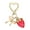 Red, variant on Lovely Strawberry Keyring Accessory for Adding Styles to Your Daily Use Items