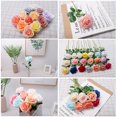 thumbnail image 4 of Bangcool Faux Single Rose Decorative Simulated Artificial Rose Stem Silk Rose for Wedding, 4 of 10