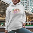 thumbnail image 2 of Distressed You Are Energy Quote - Retro Art Merch Gift, White Hooded Sweatshirt or Hoodie, XL, 2 of 5