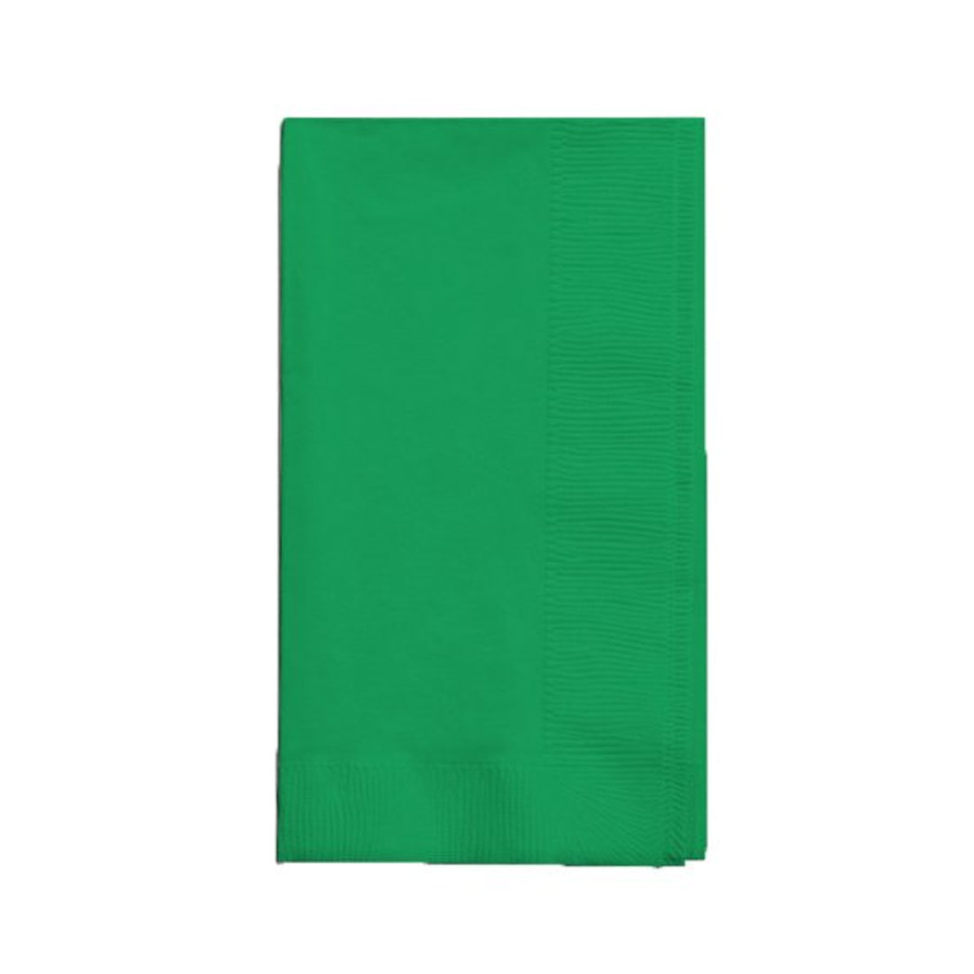 2 Ply 1/8 Fold Dinner Napkins Bulk Emerald Green,Pack of 100
