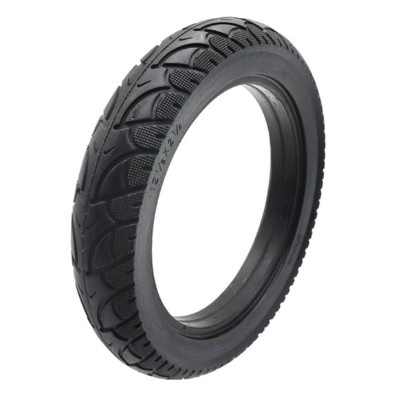 12 Inch Solid Tire For Bike Folding Bike Electric Bike Anti Stab Explosion-Proof Airless Tires Tubeless Tyre 12 1/2x2 1/4