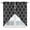 Black, variant on Orange Morocco Kitchen Window Curtains, Swag Curtains Valance for Bedroom Living Room Bathroom, Farmhouse Ethnic Geometric Grid Aesthetic Rod Pocket Window Curtain Block Drapes 2 Panels 28"x36"