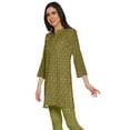 thumbnail image 2 of Moomaya Short Poly Crepe Tunic Dresses Women Printed Kurti Mini Summer Wear, 2 of 5