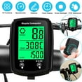 thumbnail image 2 of Waterproof Wired LCD Digital Cycle Bike Computer Bicycle Speedometer Odometer P0 I2T3, 2 of 9