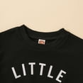 thumbnail image 6 of CAUYDY 3 6 9 12 18 24 Months 1-5T Baby Boy Picture Outfits Infant Long Sleeve Pullover and Elastic Pants 2Pcs Clothes Set Fall Winter Gift for Child Black for Sizes 6-12 Months, 6 of 9