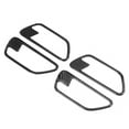thumbnail image 3 of Carbon Fiber Car Sticker,4pcs Left Hand Driving Interior Door Handle Cover Door Handle Cover Trim Streamlined Design, 3 of 9