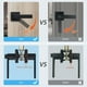 thumbnail image 3 of Manilla de puerta KNOBWELL, palanca de entrada resistente con llave, negro mate, 3 of 7