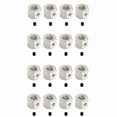 thumbnail image 1 of Adaptador Hexagonal de Cubo de Rueda Combinador de Metal de 16 Piezas de 5 mm Una 12 mm para D12 C14 C24 B14 Plata, 1 of 7