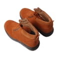 thumbnail image 2 of Men Smash Puncture Proof Safety Shoes Soft Suede Cowhide Steel Toe Work Shoes for Construction Welding 42 Light Tan, 2 of 25
