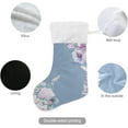 thumbnail image 3 of Coolnut 17.7 Inch Christmas Stockings, 1 PCS Flowers Pattern Presonalized Large Stocking Sock for Family Holiday Xmas Party Decorations, 3 of 7