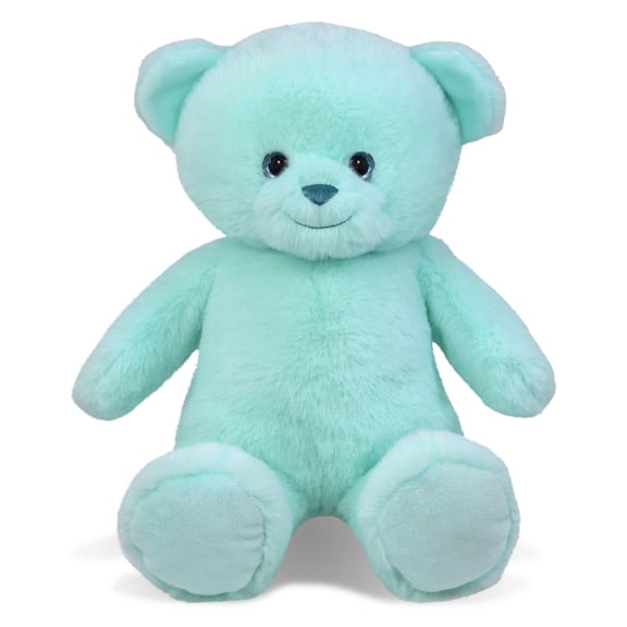 DolliBu Blue Bear Stuffed Animal - Super Soft Huggable Blue Wild Animal Bear Plush Toy Gift for Kids and Adults - 10 Inches