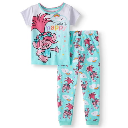 Trolls Cotton tight fit pajamas, 2pc set (toddler girls)