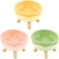 thumbnail image 3 of Bowl Raised, Elevated Pet Food Station With Stand, Reduces Whisker Fatigue Promotes Healthy Posture, Large Capacity Feeding Dishes For Dogs And Cats, 3 of 6