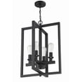 thumbnail image 3 of 53134-FB Craftmade Lighting Chicago - Four Light Foyer in Transitional Style - 18 inches wide by 25.5 inches high-Flat Black Finish    -Traditional, 3 of 17