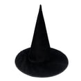 thumbnail image 4 of RUTAYY Women's Halloween Witch Hat Solid Color Glitter Party Performance Hats Black, 4 of 4