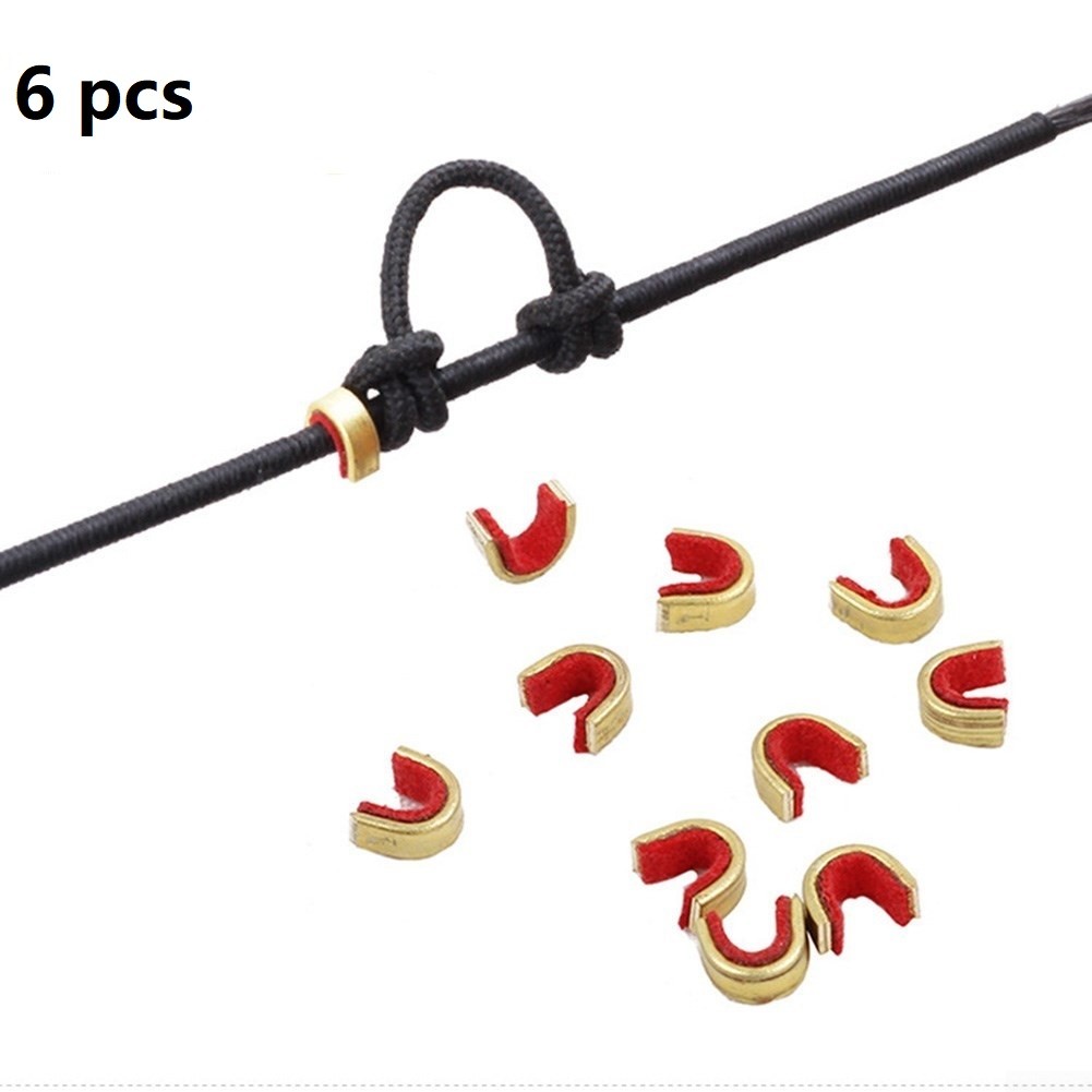 Archery Bow String Nock Points Buckle Clip Knocks Brass Archery Bow