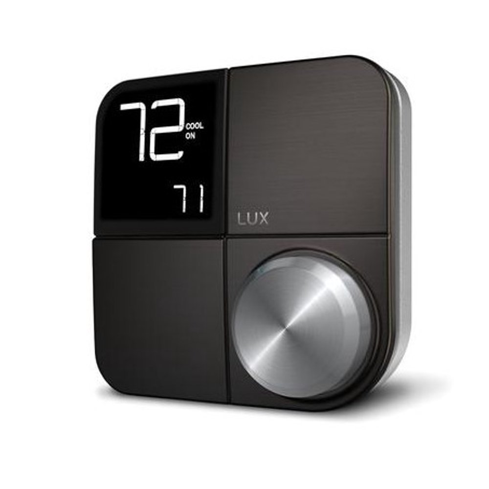 Lux Kono Smart Thermostat, No Hub Required, Interchangeable Faceplate