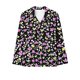 thumbnail image 5 of Puntoco Conjunto de pijama cómodo para mujer, conjunto de pijama informal de manga larga con estampado a la moda para mujer, 5 of 5